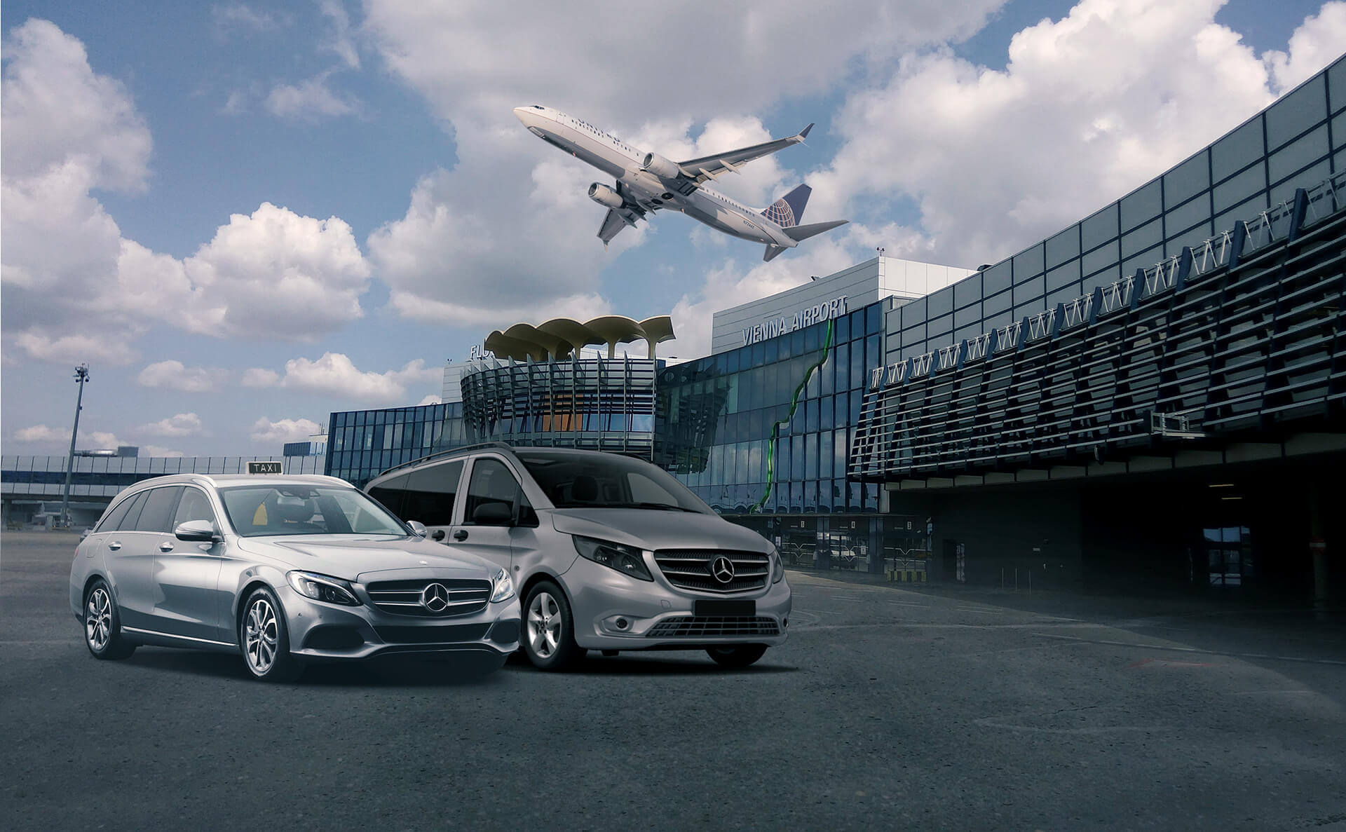 Taxi Mödling - Baden, Flughafentaxi - Airporttaxi, Großraumtaxi, Flughafentransfer - Airporttransfer Wiener Neudorf, Brunn am Gebirge, Guntramsdorf, Vösendorf